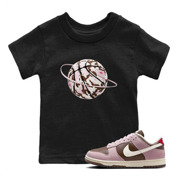 Dunk Cacao Wow And Pink Foam shirts to match jordans Camo Basketball Planet sneaker match tees Dunk Cacao Wow And Pink Foam SNRT Sneaker Tees streetwear brand Baby and Youth Black 1 cotton tee