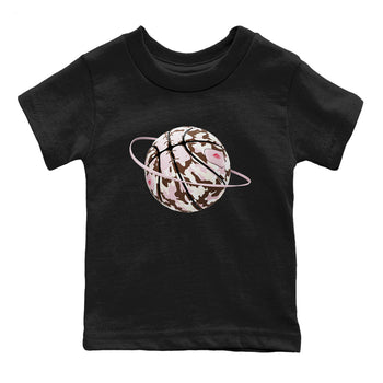 Dunk Cacao Wow And Pink Foam shirts to match jordans Camo Basketball Planet sneaker match tees Dunk Cacao Wow And Pink Foam SNRT Sneaker Tees streetwear brand Baby and Youth Black 2 cotton tee
