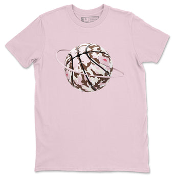 Dunk Cacao Wow And Pink Foam shirts to match jordans Camo Basketball Planet sneaker match tees Dunk Cacao Wow And Pink Foam SNRT Sneaker Tees streetwear brand Pink 2 unisex cotton tee