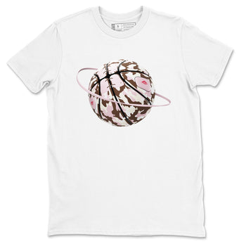 Dunk Cacao Wow And Pink Foam shirts to match jordans Camo Basketball Planet sneaker match tees Dunk Cacao Wow And Pink Foam SNRT Sneaker Tees streetwear brand White 2 unisex cotton tee