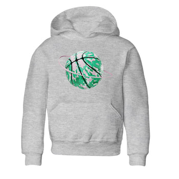 Dunk Low Medium Soft Pink Malachite shirt to match jordans Camo Basketball Planet sneaker tees Dunk Medium Soft Pink Malachite SNRT sneaker release tees baby toddler Heather Grey 2 cotton Shirt