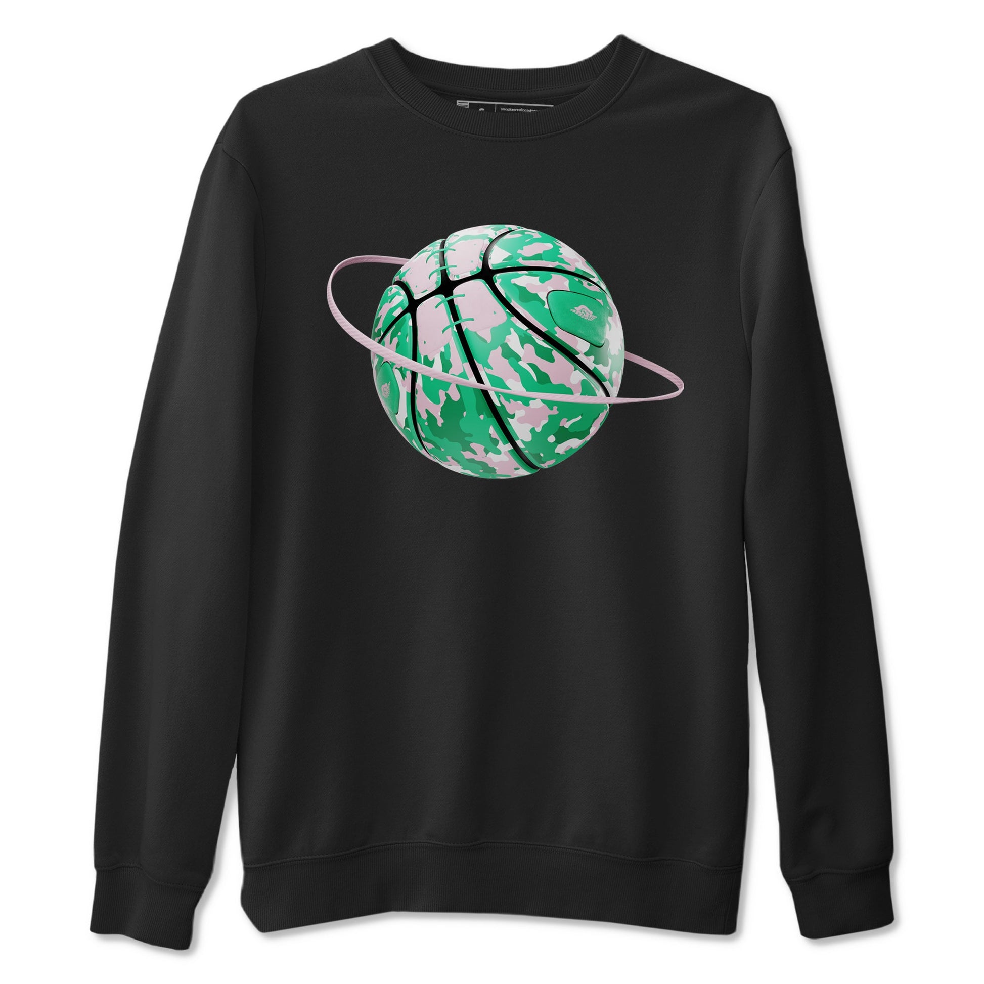 Dunk Low Medium Soft Pink Malachite shirt to match jordans Camo Basketball Planet sneaker tees Dunk Medium Soft Pink Malachite SNRT Sneaker Release Tees unisex cotton Black 2 crew neck shirt