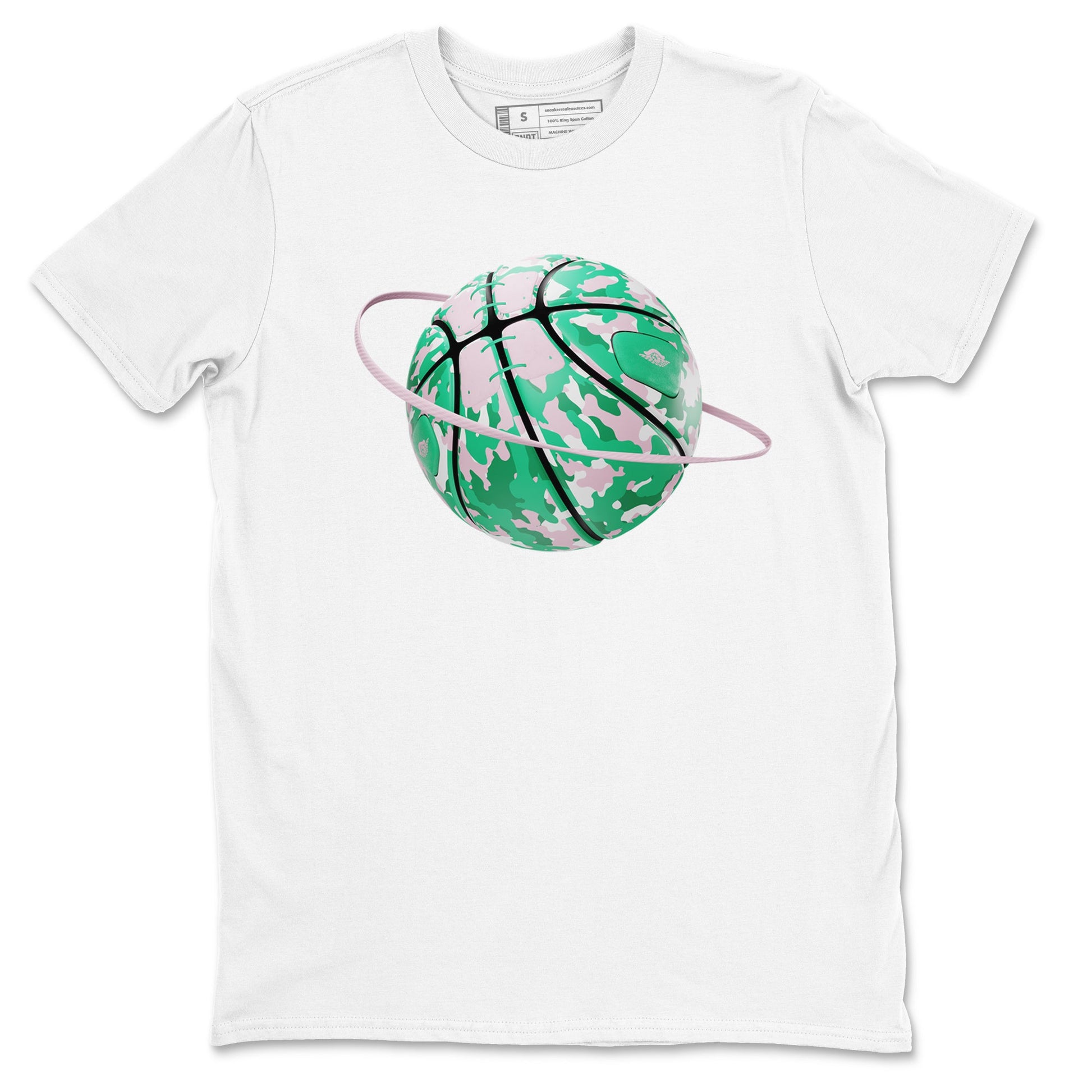 Dunk Low Medium Soft Pink Malachite shirt to match jordans Camo Basketball Planet sneaker tees Dunk Medium Soft Pink Malachite SNRT Sneaker Release Tees unisex cotton White 2 crew neck shirt