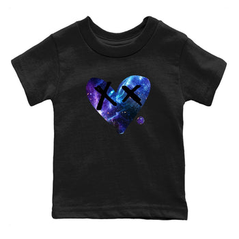 Foams One Galaxy shirts to match jordans Camo Heart sneaker match tees Air Foamposite One Galaxy match shoes to clothes SNRT Sneaker Tees Youth Baby Black 2 tee