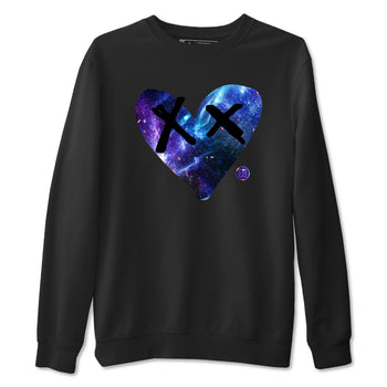 Foams One Galaxy shirts to match jordans Camo Heart sneaker match tees Air Foamposite One Galaxy match shoes to clothes SNRT Sneaker Tees unisex cotton Black 2 shirts