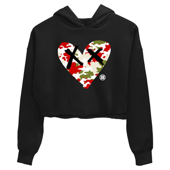 1s Travis Scott Olive shirts to match jordans Camo Heart best t shirts to wear with jordans AJ1 Retro Travis Scott Olive match shoes to clothes SNRT Sneaker Tees unisex cotton Black 2 crop tee