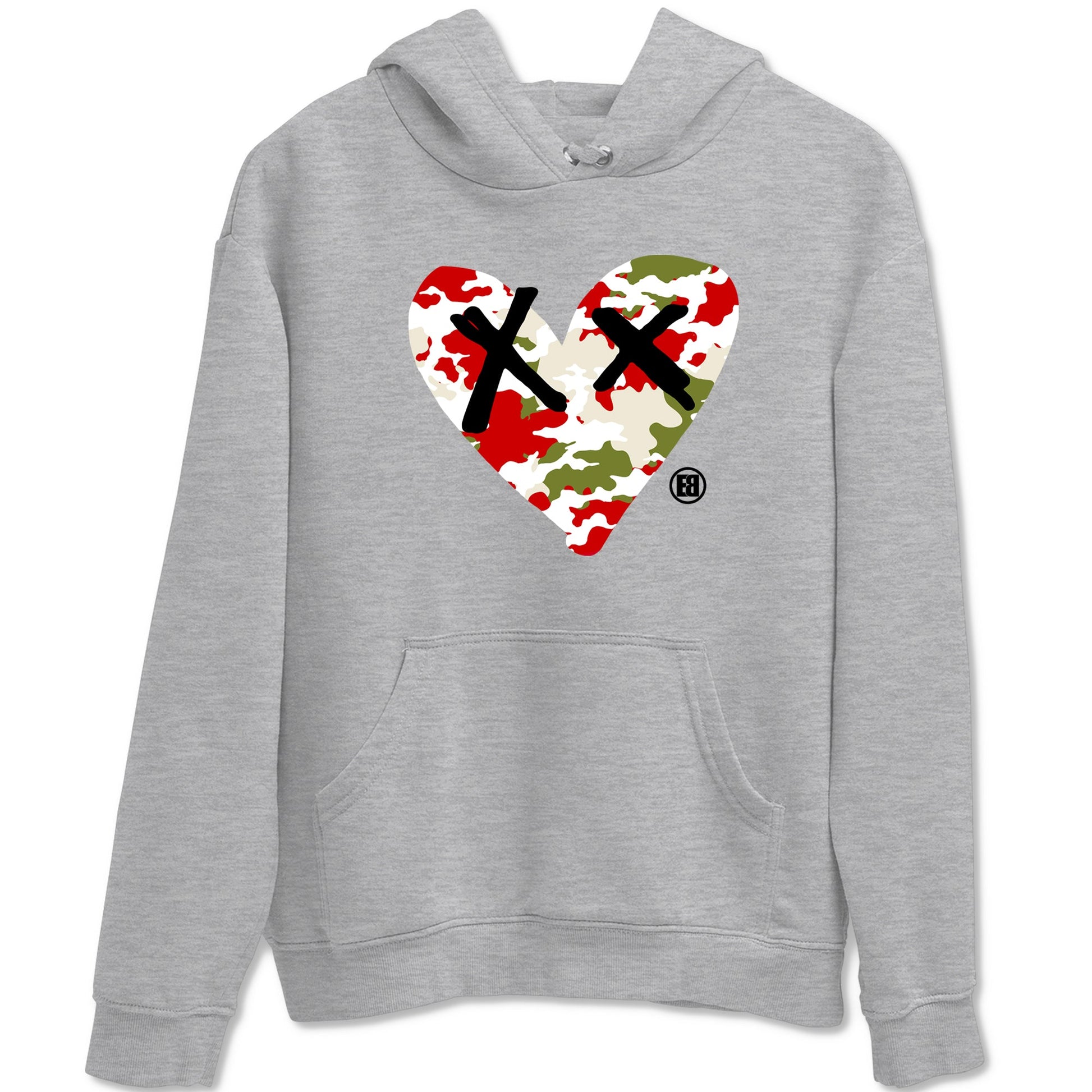 1s Travis Scott Olive shirts to match jordans Camo Heart best t shirts to wear with jordans AJ1 Retro Travis Scott Olive match shoes to clothes SNRT Sneaker Tees unisex cotton Heather Grey 2 shirts
