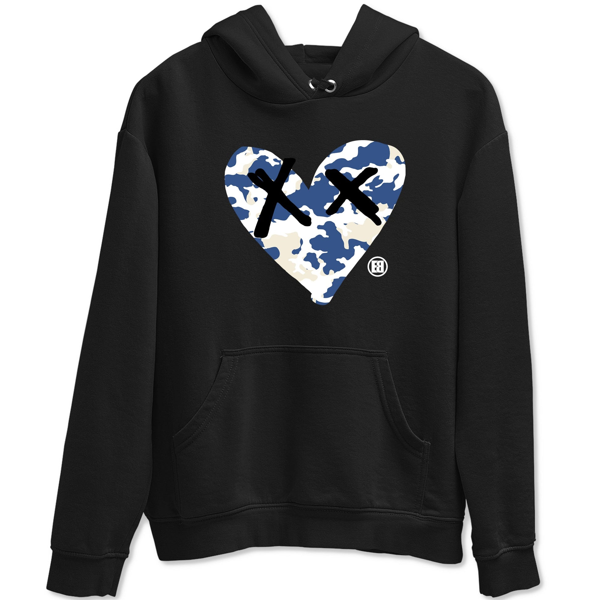 A Ma Maniere Air Jordan 3 Diffused Blue shirts to match jordans Camo Heart graphic tee Jordan 3 For The Love best t-shirts to wear with jordans SNRT Sneaker Tees unisex cotton Black 2 shirts