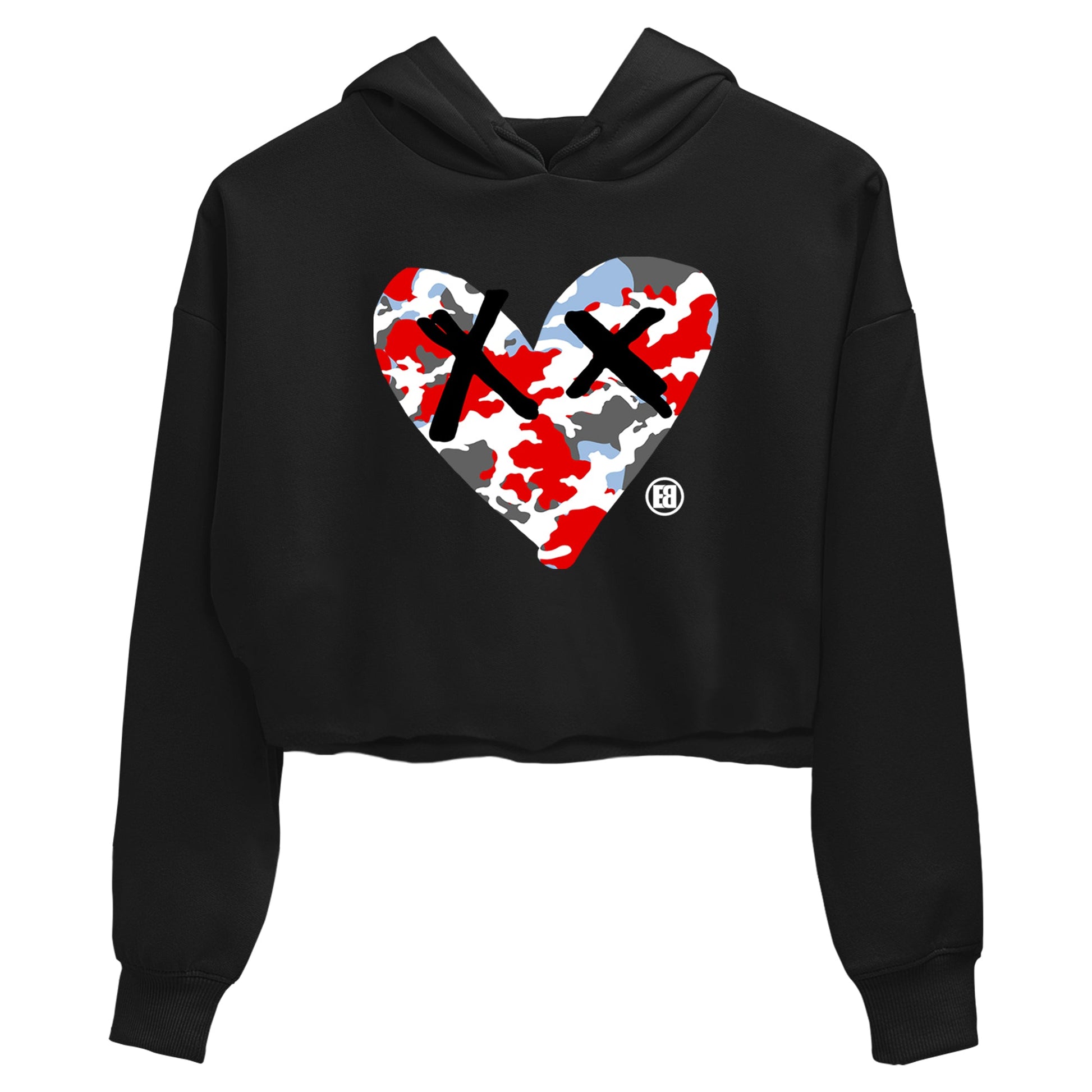 AJ5 Reimagined shirts to match jordans Camo Heart best t shirts to wear with jordans Air Jordan 5 Retro OG Reimagined match shoes to clothes SNRT Sneaker Tees unisex cotton Black 2 crop tee