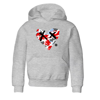 AJ5 Reimagined shirts to match jordans Camo Heart best t shirts to wear with jordans Air Jordan 5 Retro OG Reimagined match shoes to clothes SNRT Sneaker Tees Youth Baby Heather Grey 2 tee