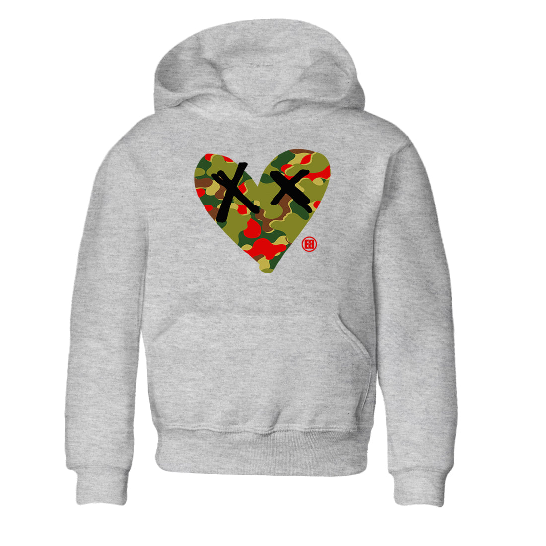 Air Max 90 Reverse Duck Camo shirts to match jordans Camo Heart best t shirts to wear with jordans Air Max 90 Reverse Duck Camo match shoes to clothes SNRT Sneaker Tees Youth Baby Heather Grey 2 tee