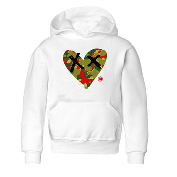 Air Max 90 Reverse Duck Camo shirts to match jordans Camo Heart best t shirts to wear with jordans Air Max 90 Reverse Duck Camo match shoes to clothes SNRT Sneaker Tees Youth Baby White 2 tee