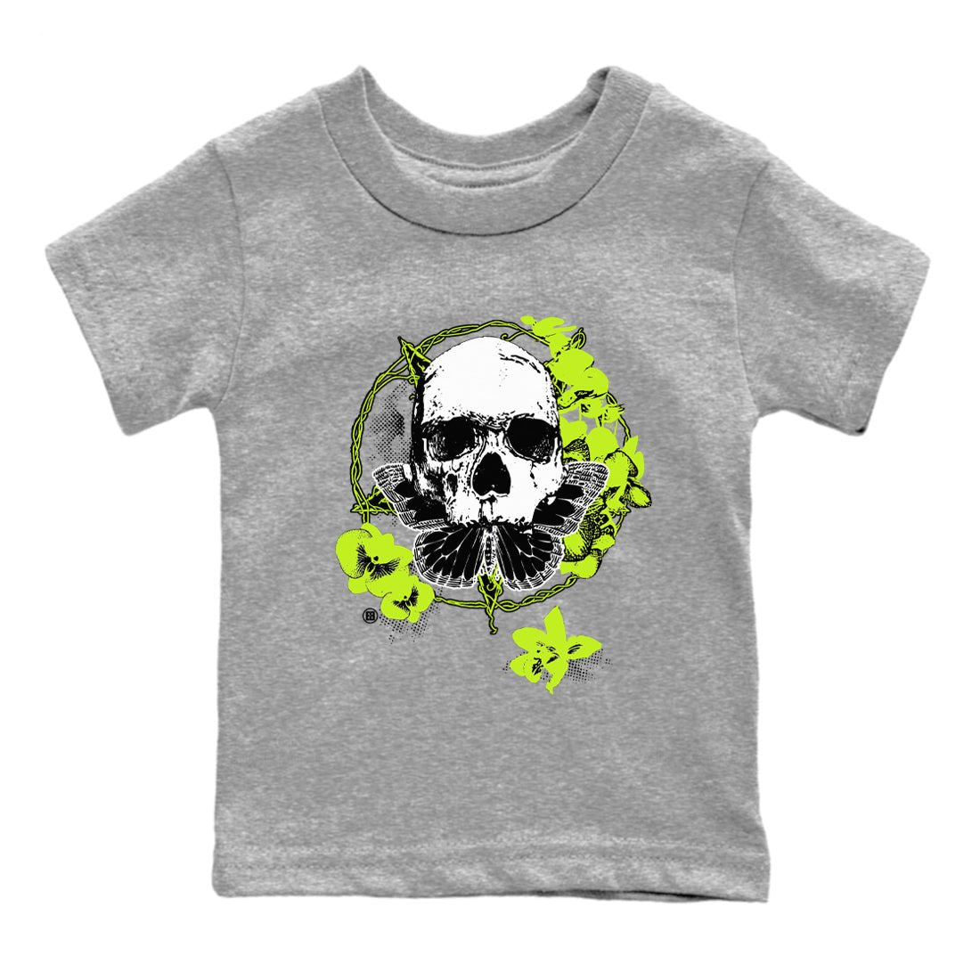AF1 Volt shirts to match jordans Carpe Diem Skull sneaker match tees Air Force 1 Volt match shoes to clothes SNRT Sneaker Tees Youth Baby Heather Grey 2 tee