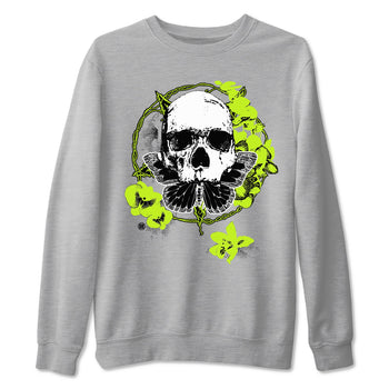 AF1 Volt shirts to match jordans Carpe Diem Skull sneaker match tees Air Force 1 Volt match shoes to clothes SNRT Sneaker Tees unisex cotton Heather Grey 2 shirts