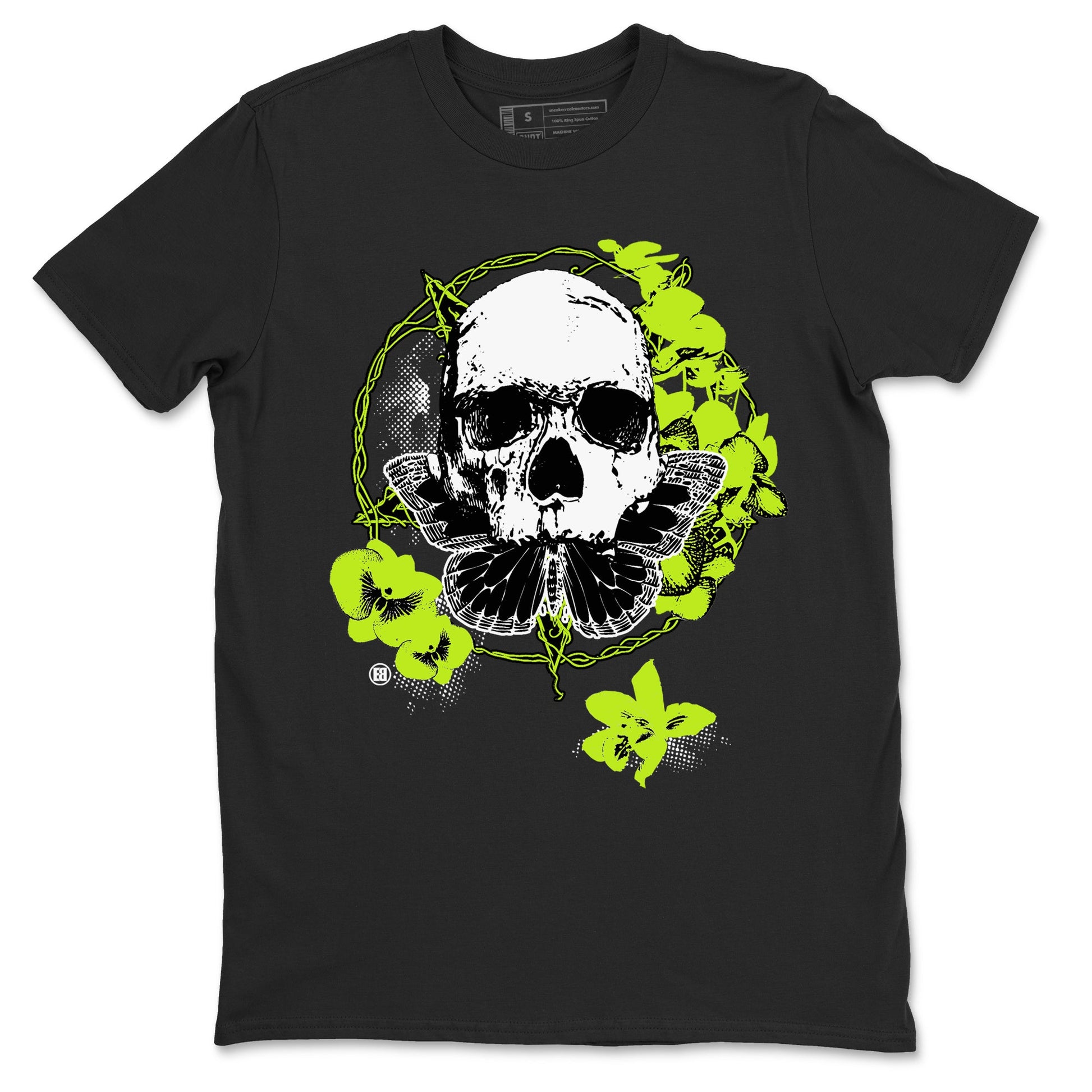 AF1 Volt shirts to match jordans Carpe Diem Skull sneaker match tees Air Force 1 Volt match shoes to clothes SNRT Sneaker Tees unisex cotton Black 2 shirts