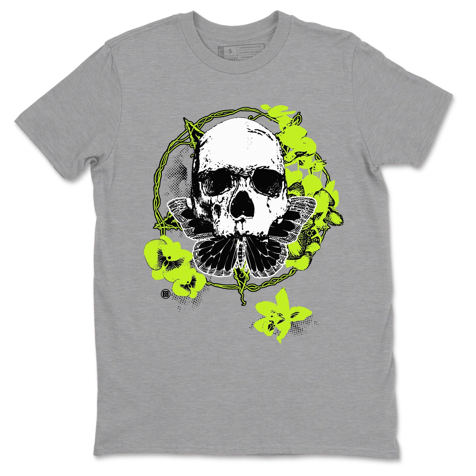 AF1 Volt shirts to match jordans Carpe Diem Skull sneaker match tees Air Force 1 Volt match shoes to clothes SNRT Sneaker Tees unisex cotton Heather Grey 2 shirts