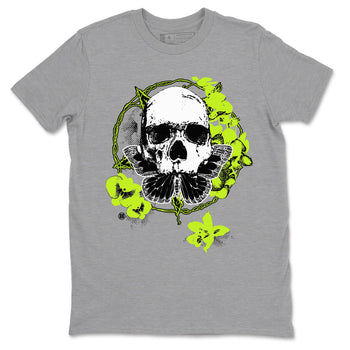 AF1 Volt shirts to match jordans Carpe Diem Skull sneaker match tees Air Force 1 Volt match shoes to clothes SNRT Sneaker Tees unisex cotton Heather Grey 2 shirts