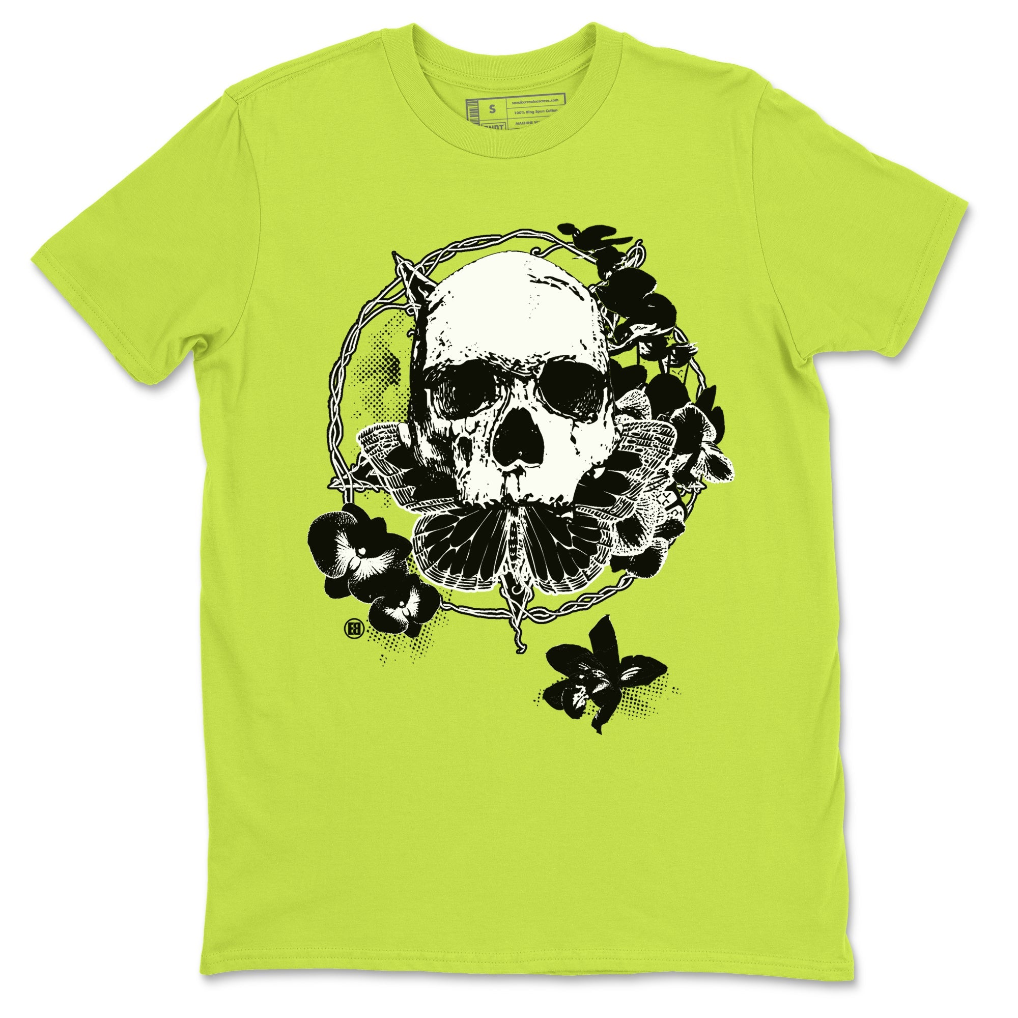 AF1 Volt shirts to match jordans Carpe Diem Skull sneaker match tees Air Force 1 Volt match shoes to clothes SNRT Sneaker Tees unisex cotton Safety Green 2 shirts