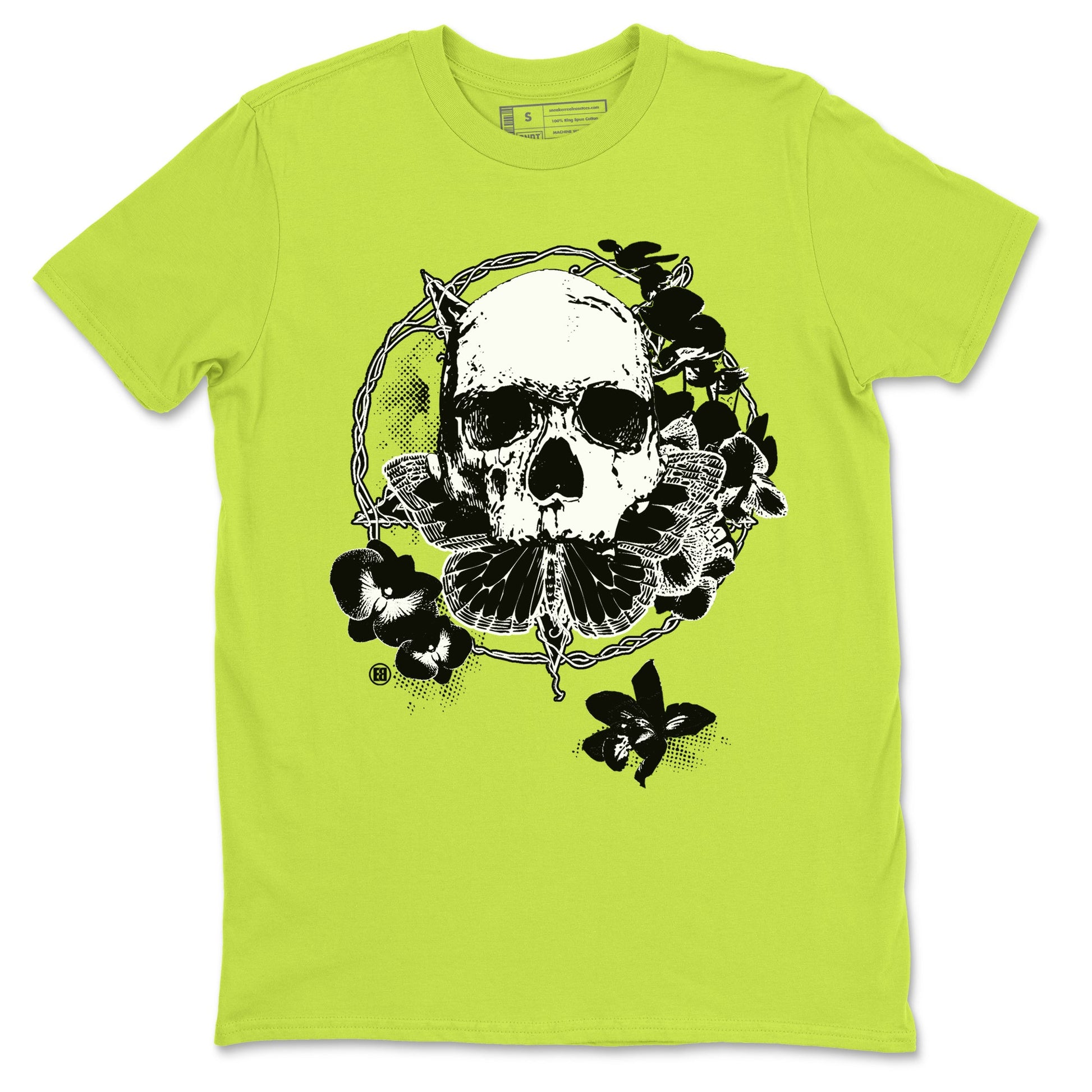 AF1 Volt shirts to match jordans Carpe Diem Skull sneaker match tees Air Force 1 Volt match shoes to clothes SNRT Sneaker Tees unisex cotton Safety Green 2 shirts