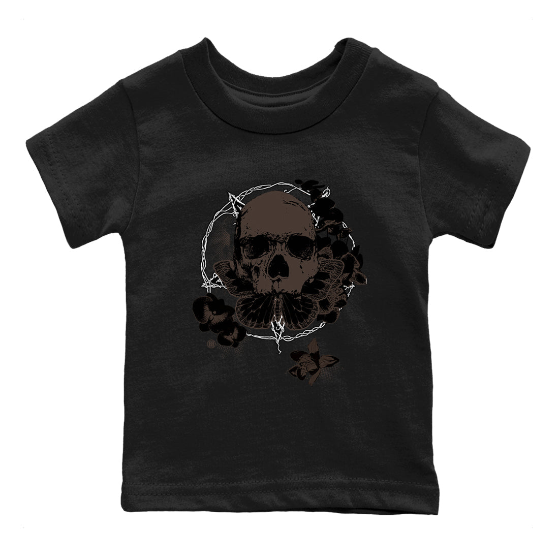 AJ1 Travis Scott Velvet Brown and Dark Mocha shirts to match jordans Carpe Diem Skull sneaker match tees 1s Travis Scott Velvet Brown match shoes to clothes SNRT Sneaker Tees Youth Baby Black 2 tee