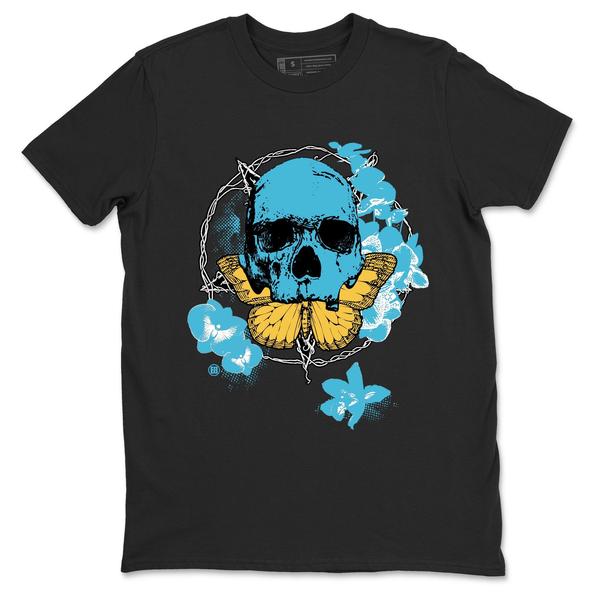 Sneaker Threads – Sneaker Tees To Match Air Jordan 11 Retro Gamma – Carpe Diem Skull Graphic Tee Black 2. Perfect for Jordan releases 2025 colorways.