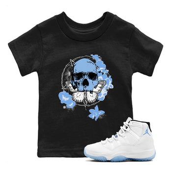AJ11 Retro Legend Blue shirts to match jordans Carpe Diem Skull best t shirts to wear with jordans 11s Legend Blue match shoes to clothes SNRT Sneaker Tees Youth Baby Black 1 tee