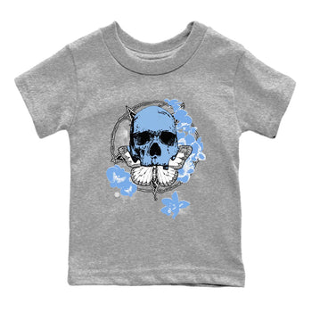 AJ11 Retro Legend Blue shirts to match jordans Carpe Diem Skull best t shirts to wear with jordans 11s Legend Blue match shoes to clothes SNRT Sneaker Tees Youth Baby Heather Grey 2 tee