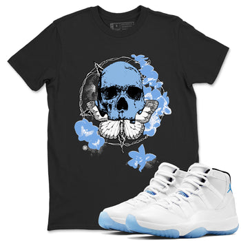 AJ11 Retro Legend Blue shirts to match jordans Carpe Diem Skull best t shirts to wear with jordans 11s Legend Blue match shoes to clothes SNRT Sneaker Tees unisex cotton Black 1 shirts