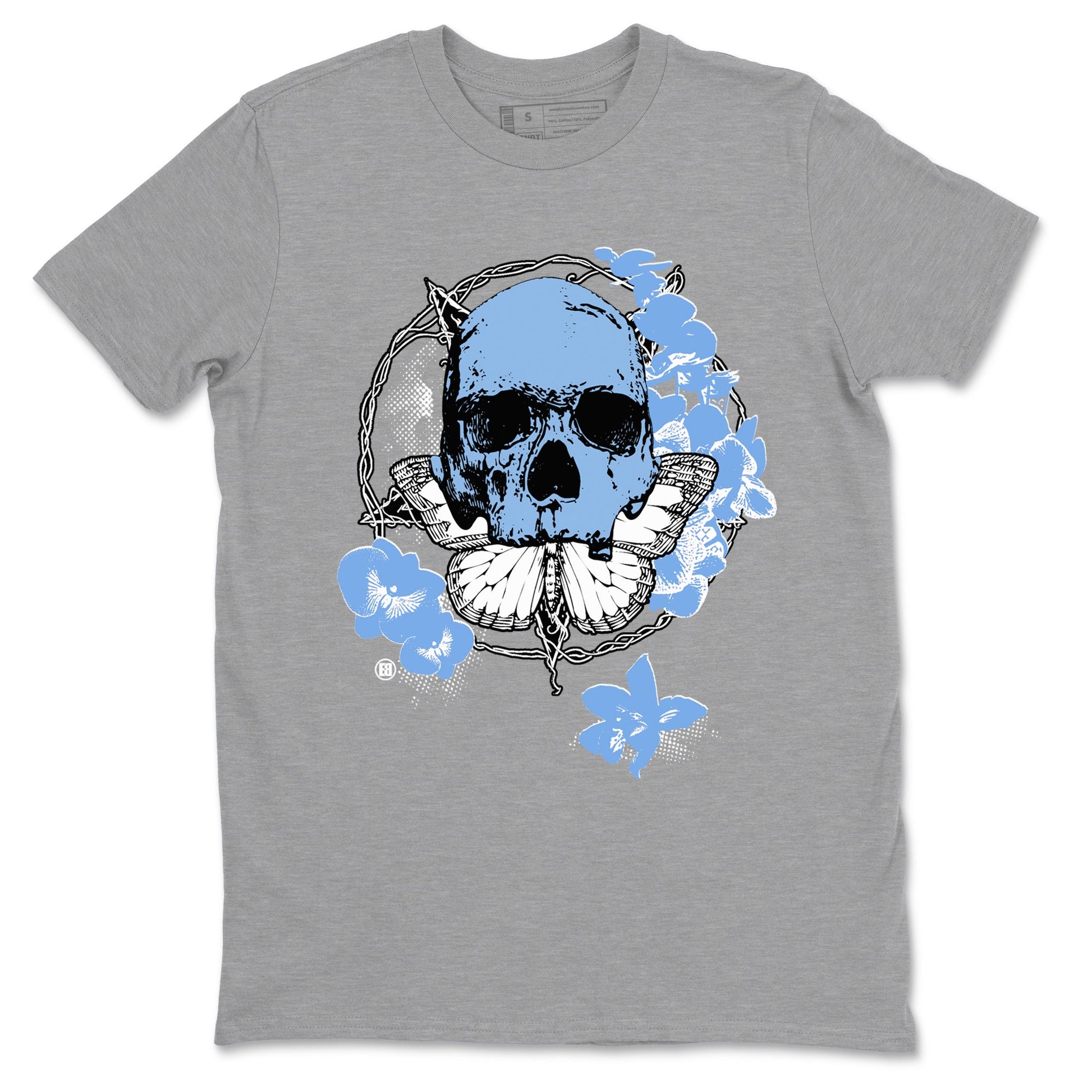 AJ11 Retro Legend Blue shirts to match jordans Carpe Diem Skull best t shirts to wear with jordans 11s Legend Blue match shoes to clothes SNRT Sneaker Tees unisex cotton Heather Grey 2 shirts