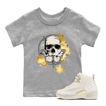 12s Phantom shirts to match jordans Carpe Diem Skull sneaker match tees Air Jordan 12 WMNS Phantom match shoes to clothes SNRT Sneaker Tees Youth Baby Heather Grey 1 tee