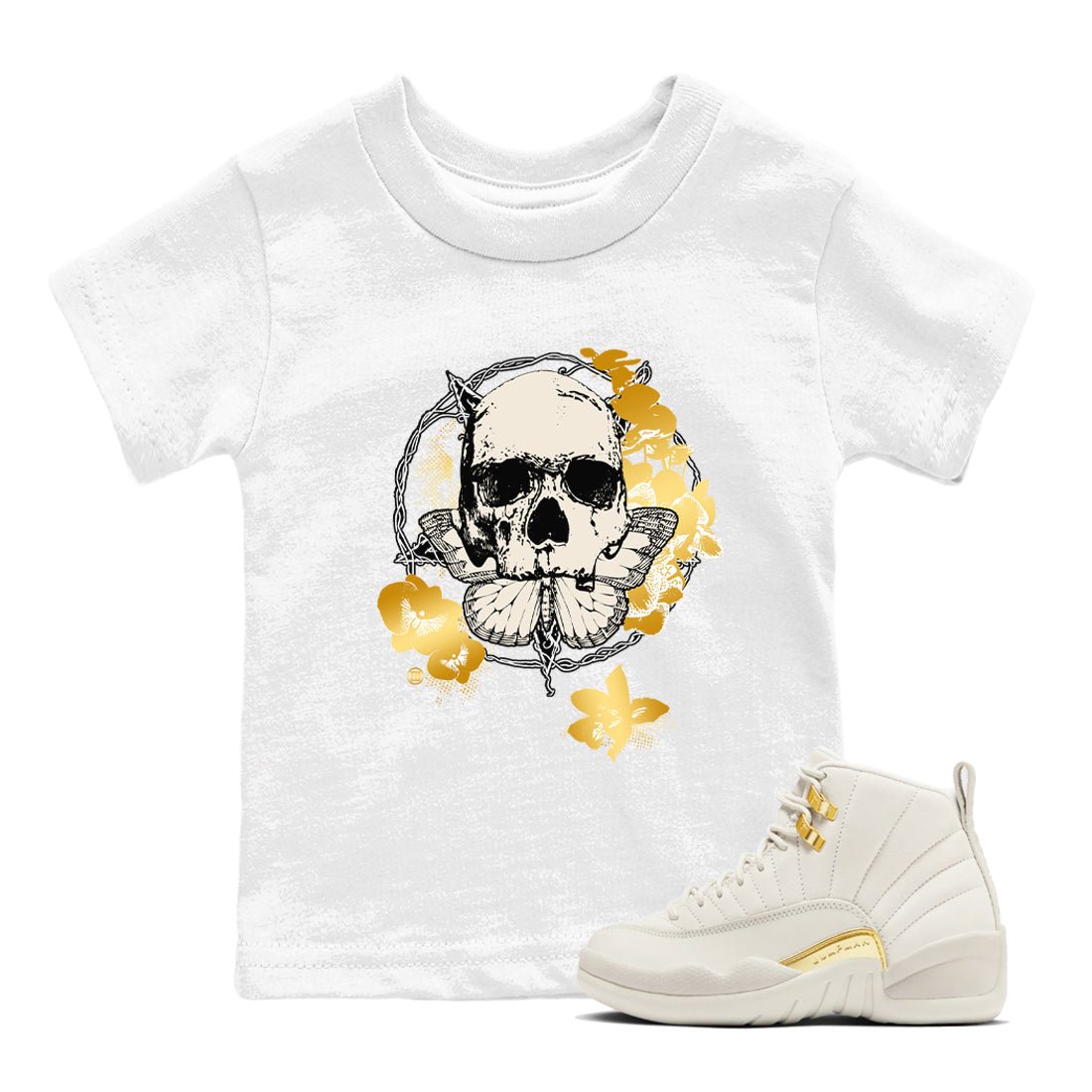 12s Phantom shirts to match jordans Carpe Diem Skull sneaker match tees Air Jordan 12 WMNS Phantom match shoes to clothes SNRT Sneaker Tees Youth Baby White 1 tee