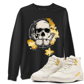 12s Phantom shirts to match jordans Carpe Diem Skull sneaker match tees Air Jordan 12 WMNS Phantom match shoes to clothes SNRT Sneaker Tees unisex cotton Black 1 shirts