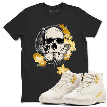 12s Phantom shirts to match jordans Carpe Diem Skull sneaker match tees Air Jordan 12 WMNS Phantom match shoes to clothes SNRT Sneaker Tees unisex cotton Black 1 shirts