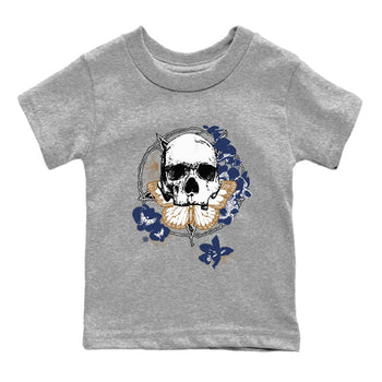 13s Midnight Navy shirts to match jordans Carpe Diem Skull sneaker match tees Air Jordan 13 Midnight Navy match shoes to clothes SNRT Sneaker Tees Youth Baby Heather Grey 2 tee
