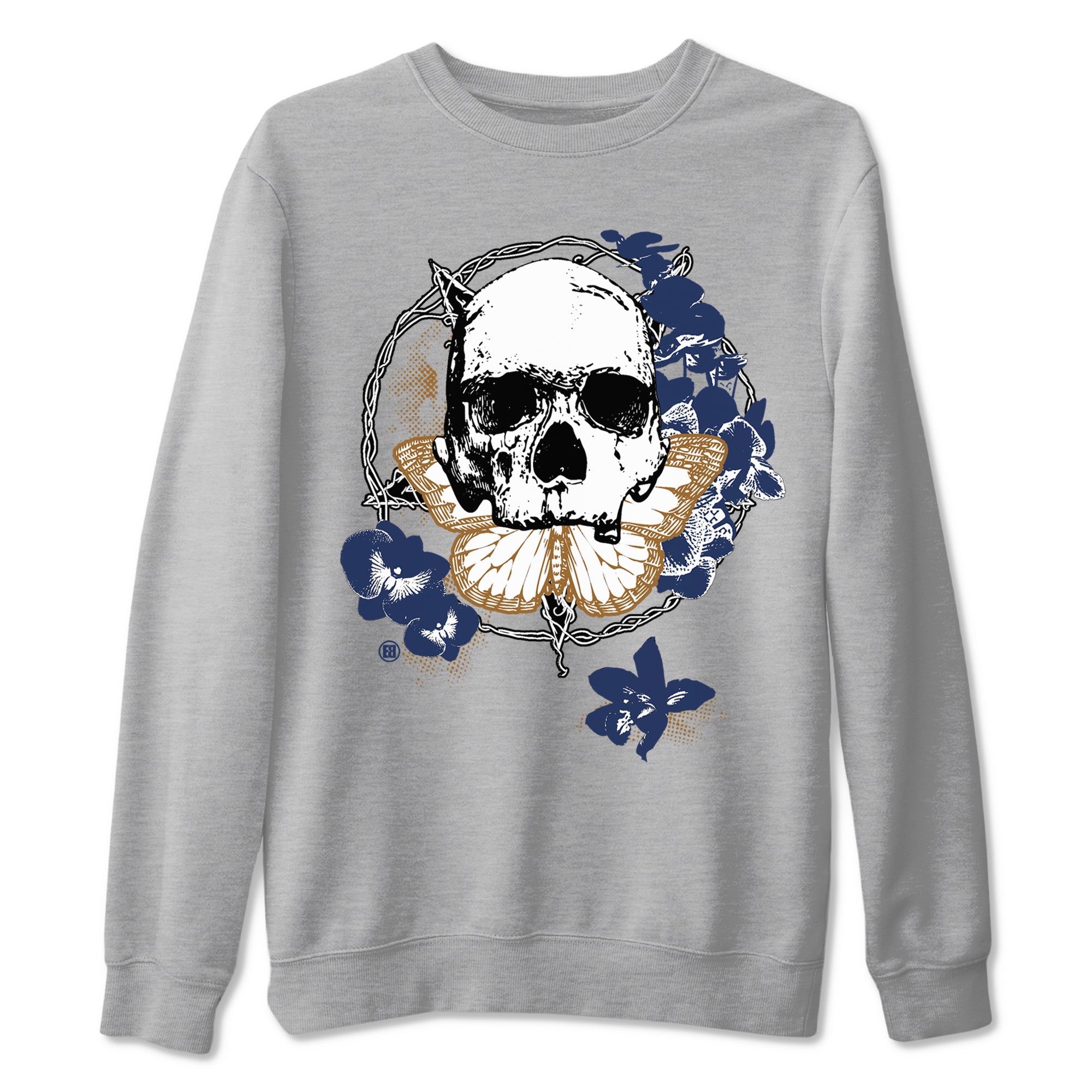 13s Midnight Navy shirts to match jordans Carpe Diem Skull sneaker match tees Air Jordan 13 Midnight Navy match shoes to clothes SNRT Sneaker Tees unisex cotton Heather Grey 2 shirts