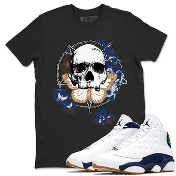 13s Midnight Navy shirts to match jordans Carpe Diem Skull sneaker match tees Air Jordan 13 Midnight Navy match shoes to clothes SNRT Sneaker Tees unisex cotton Black 1 shirts