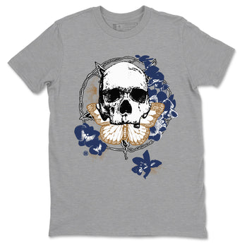13s Midnight Navy shirts to match jordans Carpe Diem Skull sneaker match tees Air Jordan 13 Midnight Navy match shoes to clothes SNRT Sneaker Tees unisex cotton Heather Grey 2 shirts