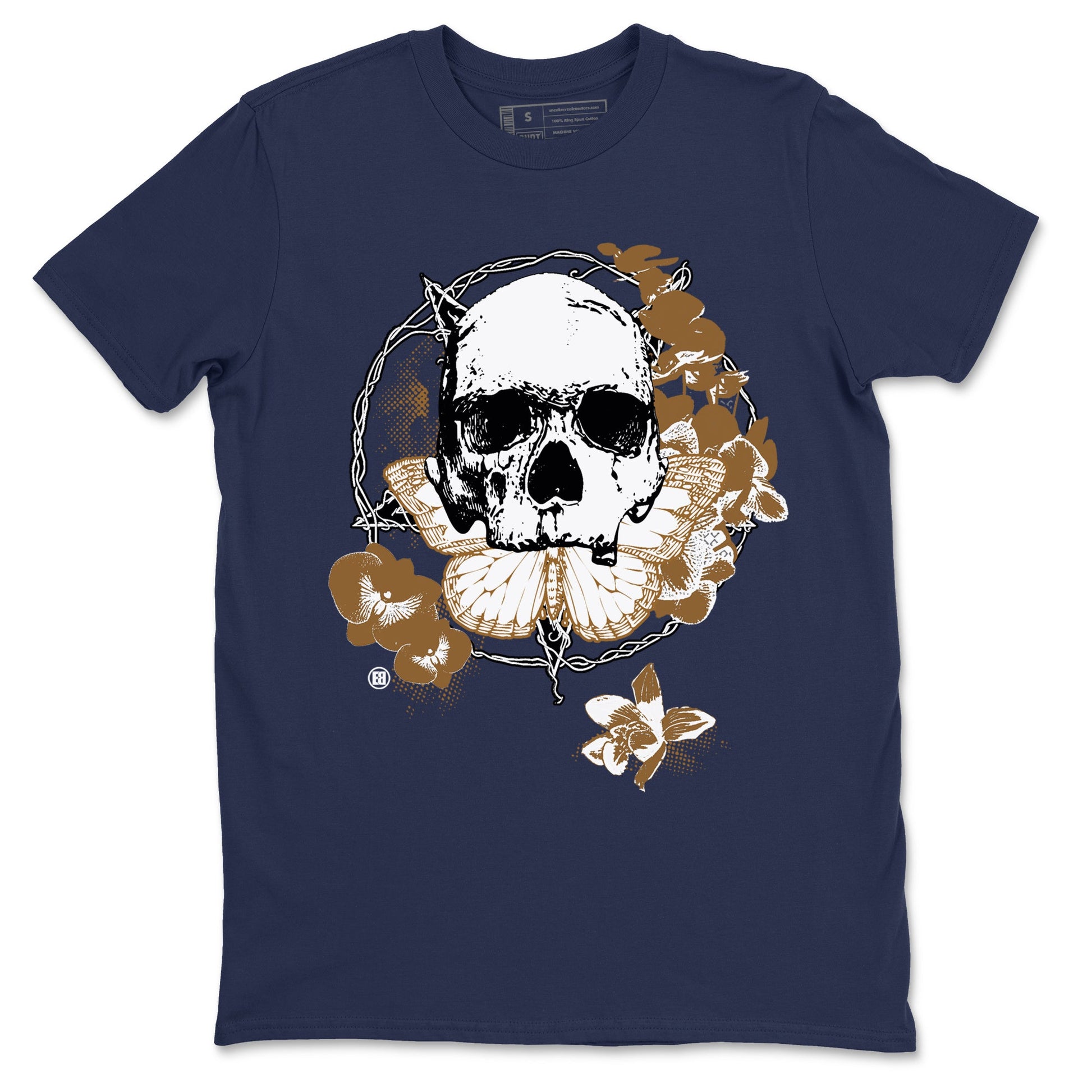 13s Midnight Navy shirts to match jordans Carpe Diem Skull sneaker match tees Air Jordan 13 Midnight Navy match shoes to clothes SNRT Sneaker Tees unisex cotton Navy 2 shirts