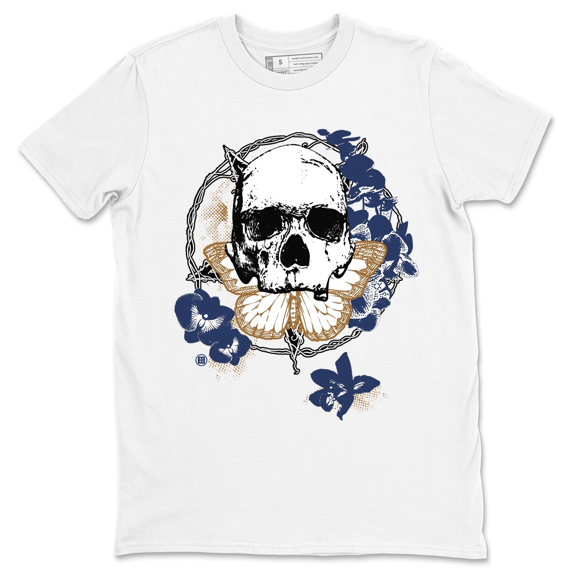 13s Midnight Navy shirts to match jordans Carpe Diem Skull sneaker match tees Air Jordan 13 Midnight Navy match shoes to clothes SNRT Sneaker Tees unisex cotton White 2 shirts