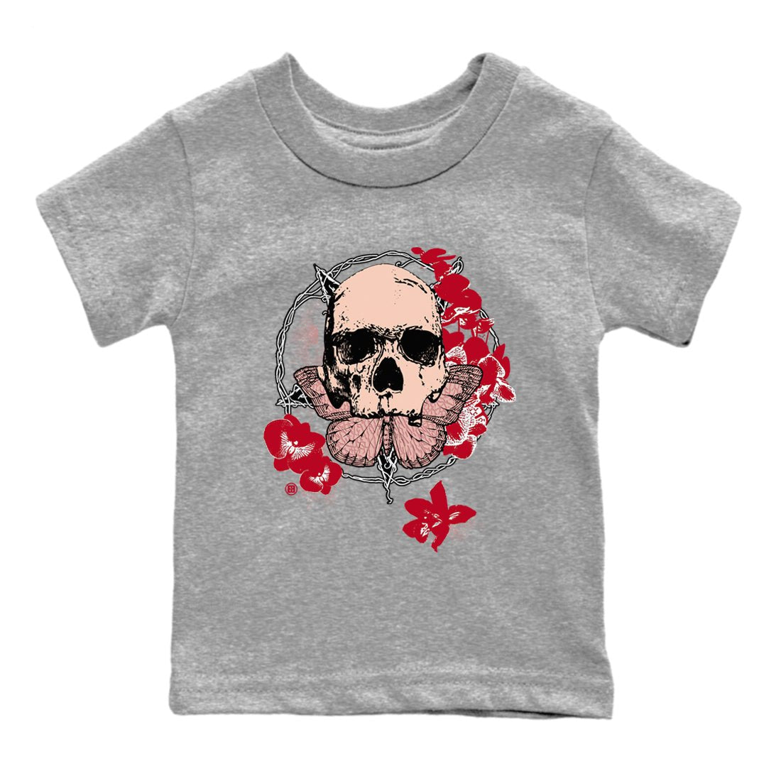 3s Valentines Day tee to match jordans Carpe Diem Skull best t shirts to wear with jordans Air Jordan 3 "Treat Yourself" Washed Coral special Valentine's Day Gift SNRT Sneaker Tees Youth Baby Heather Grey 2 tee