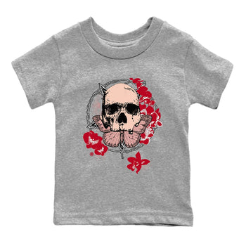 3s Valentines Day tee to match jordans Carpe Diem Skull best t shirts to wear with jordans Air Jordan 3 "Treat Yourself" Washed Coral special Valentine's Day Gift SNRT Sneaker Tees Youth Baby Heather Grey 2 tee