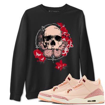 3s Valentines Day tee to match jordans Carpe Diem Skull best t shirts to wear with jordans Air Jordan 3 "Treat Yourself" Washed Coral special Valentine's Day Gift SNRT Sneaker Tees Graphic Tee Black 1 shirts