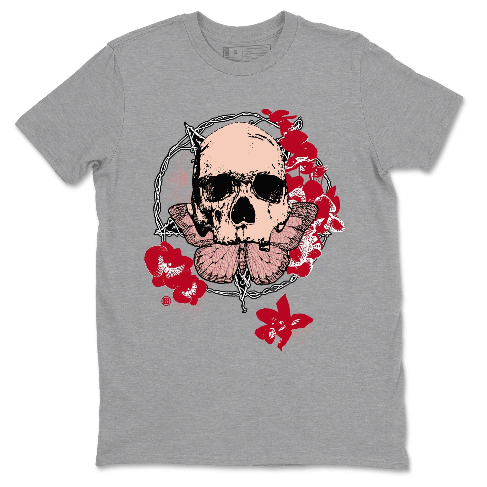 3s Valentines Day tee to match jordans Carpe Diem Skull best t shirts to wear with jordans Air Jordan 3 "Treat Yourself" Washed Coral special Valentine's Day Gift SNRT Sneaker Tees Graphic Tee Heather Grey 2 shirts