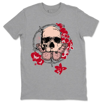 3s Valentines Day tee to match jordans Carpe Diem Skull best t shirts to wear with jordans Air Jordan 3 "Treat Yourself" Washed Coral special Valentine's Day Gift SNRT Sneaker Tees Graphic Tee Heather Grey 2 shirts