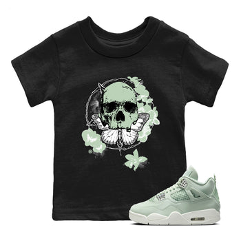 4s seafoam shirts to match jordans Carpe Diem Skull sneaker match tees Air Jordan 4 Abundance match shoes to clothes SNRT Sneaker Tees Youth Baby Black 1 tee
