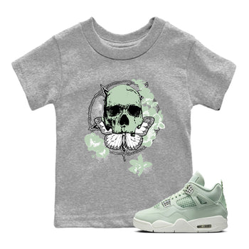 4s seafoam shirts to match jordans Carpe Diem Skull sneaker match tees Air Jordan 4 Abundance match shoes to clothes SNRT Sneaker Tees Youth Baby Heather Grey 1 tee