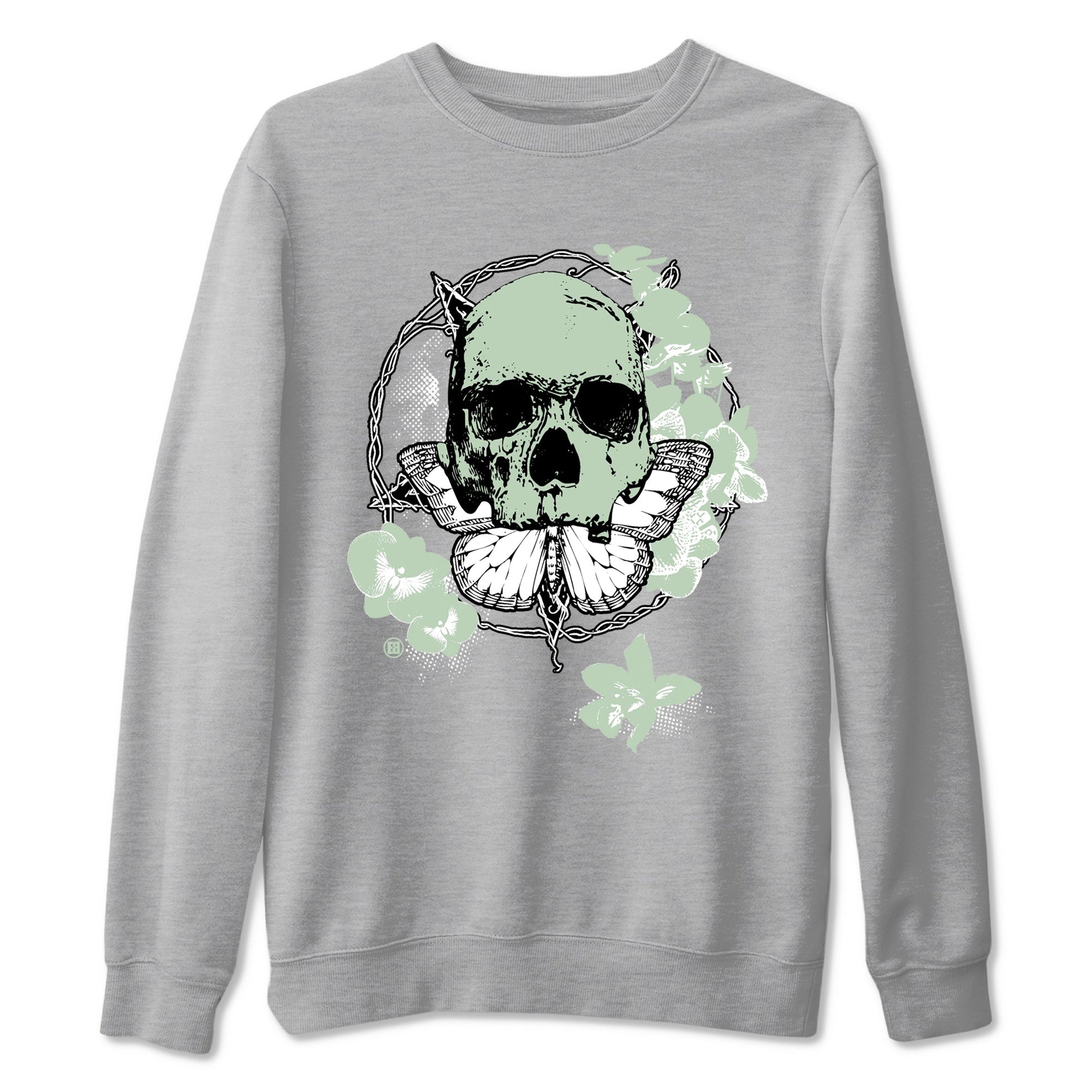 4s seafoam shirts to match jordans Carpe Diem Skull sneaker match tees Air Jordan 4 Abundance match shoes to clothes SNRT Sneaker Tees unisex cotton Heather Grey 2 shirts