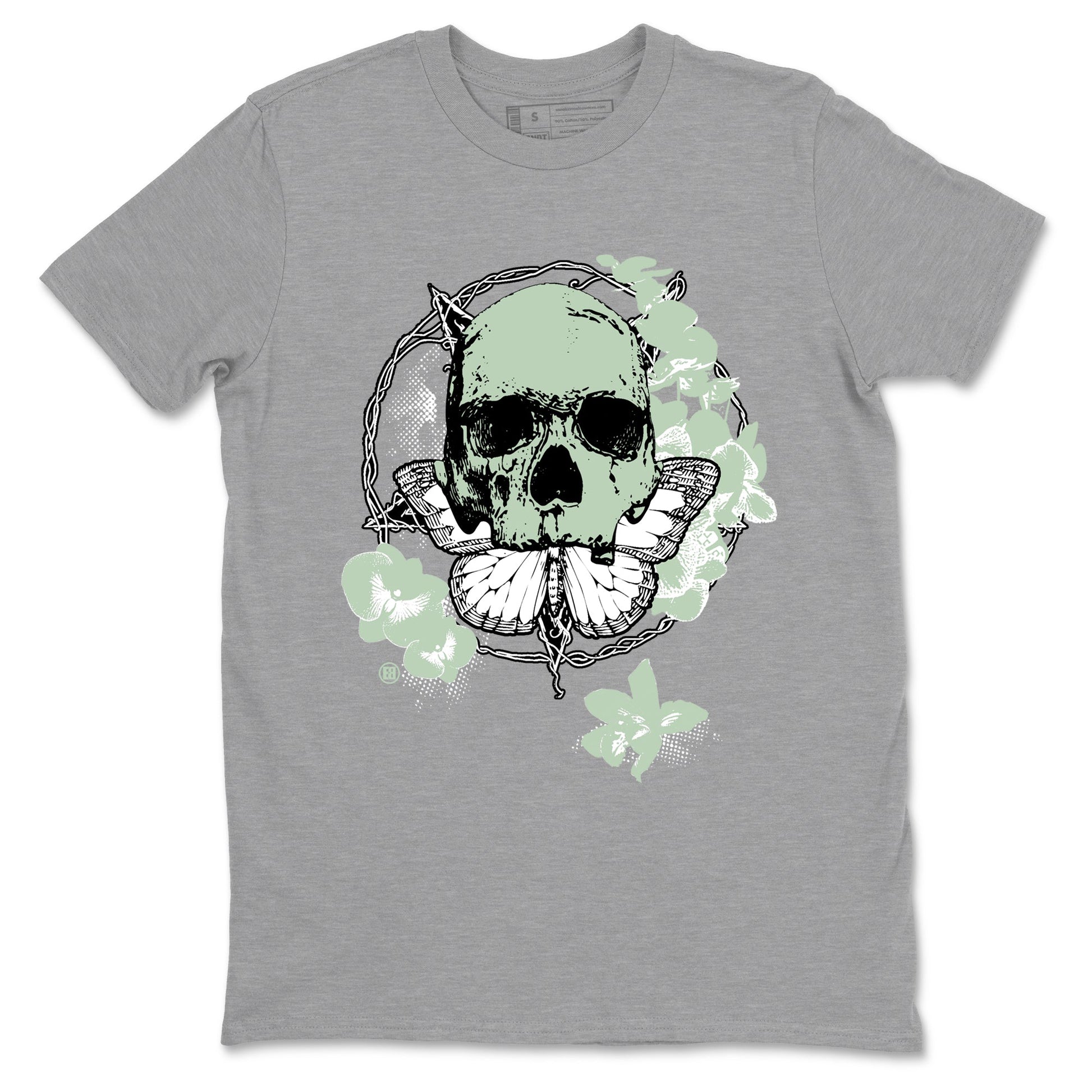 4s seafoam shirts to match jordans Carpe Diem Skull sneaker match tees Air Jordan 4 Abundance match shoes to clothes SNRT Sneaker Tees unisex cotton Heather Grey 2 shirts
