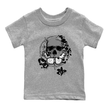 4s Fear shirts to match jordans Carpe Diem Skull sneaker match tees Air Jordan 4 Retro Fear match shoes to clothes SNRT Sneaker Tees Youth Baby Heather Grey 2 tee
