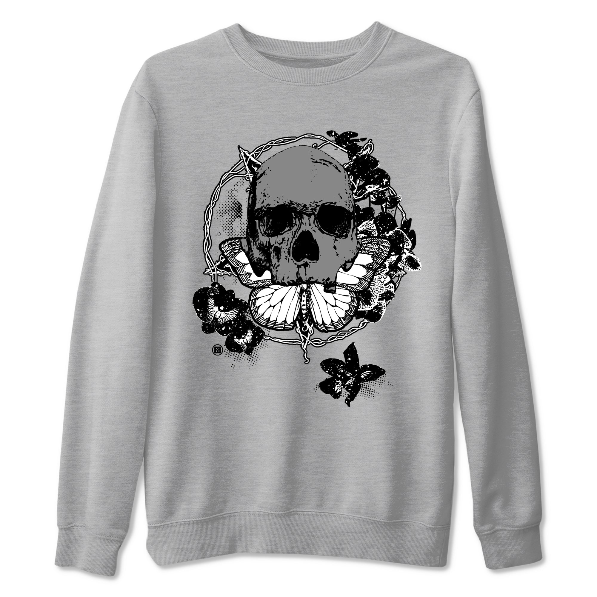 4s Fear shirts to match jordans Carpe Diem Skull sneaker match tees Air Jordan 4 Retro Fear match shoes to clothes SNRT Sneaker Tees unisex cotton Heather Grey 2 shirts